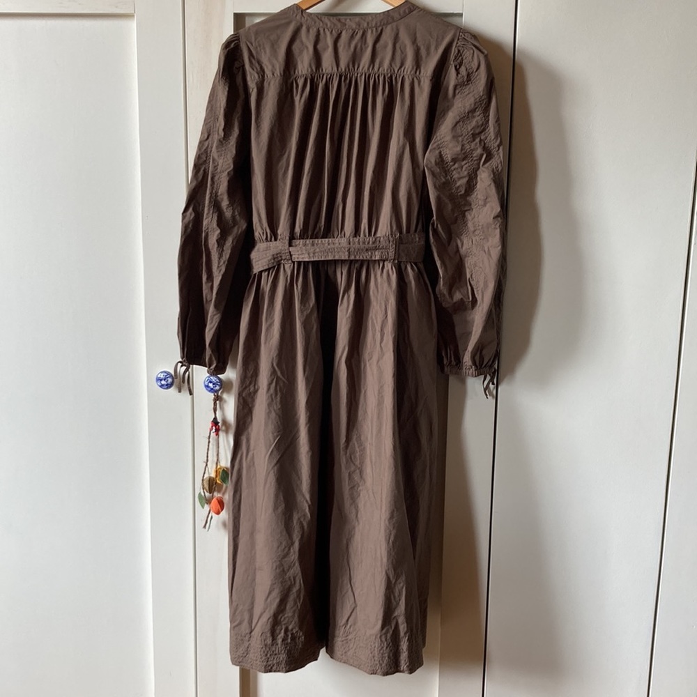 J. Crew tie-waist V-neck dress - Picture 3 of 4